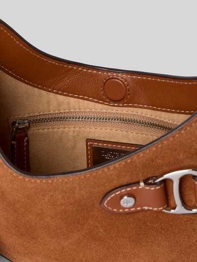 Lauren Ralph Lauren Handtasche aus Rindsleder mit Tragehenkel und Schulterriemen Cognac 5