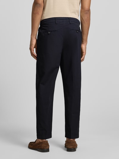 MARKUP Hose mit Gesäßtaschen Modell 'PANTALACCIO POPELINE' Marine 5