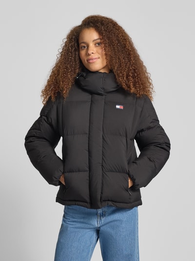 Tommy Jeans Regular Fit Daunenjacke mit Logo-Stitching Modell 'ALASKA' Black 4