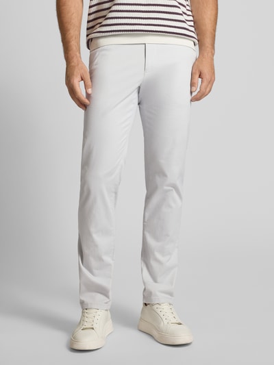 Christian Berg Men Regular fit chino met achterzakken Lichtgrijs - 4
