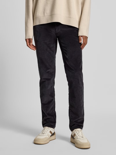 Brax Corduroy broek in 5-pocketmodel, model 'Cadiz' Antraciet - 4