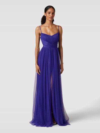 Vera Wang Bride Avondjurk met loopsplit, model 'GABIL' Violet - 4