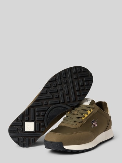 Gant Sneakersy z wyhaftowanym logo model ‘Garold’ Oliwkowy 4