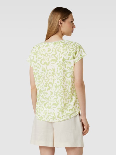 Christian Berg Woman T-shirt met all-over motief Appeltjesgroen - 5