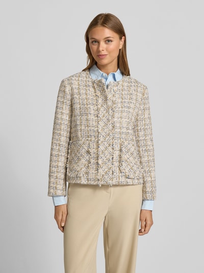 Hemisphere Blazer mit Eingrifftaschen Beige 4