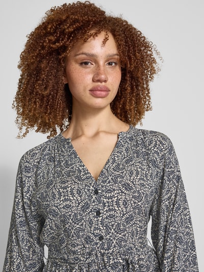 Only Soepele mini-jurk van pure viscose, model 'NOVA' Jeansblauw - 3