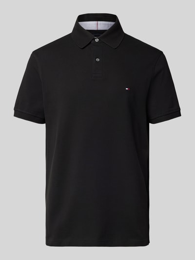 Tommy Hilfiger Regular Fit Poloshirt mit Logo-Stitching Black 2