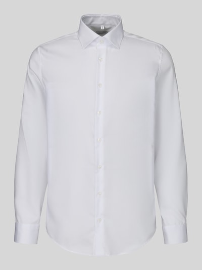 Produktfoto, biała koszula Slim Fit Businesshemd aus reiner Baumwolle Modell 'New Kent' von Seidensticker, koszule biznesowe