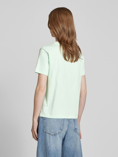 Gant T-shirt met labelprint Mintgroen - 5