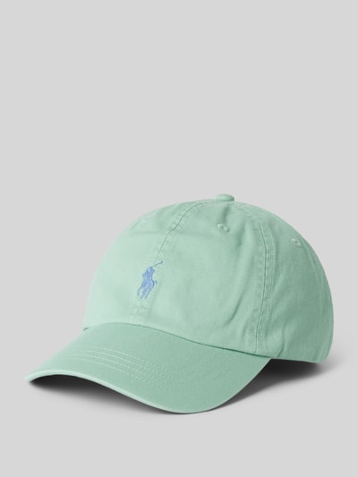 Polo Ralph Lauren Basecap mit Logo-Stitching Hellgruen 1