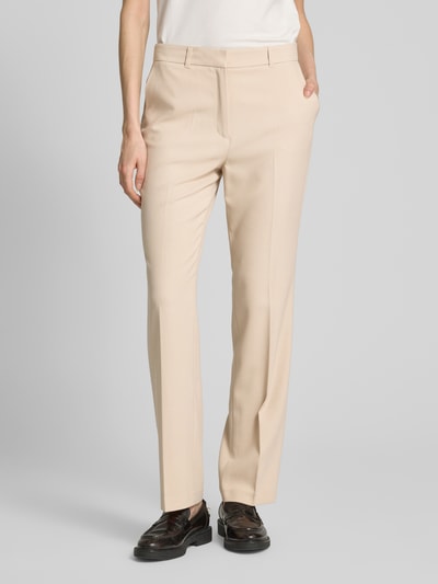 s.Oliver BLACK LABEL Regular Fit Stoffhose mit Viskose-Anteil in Piqué-Qualität Sand 4