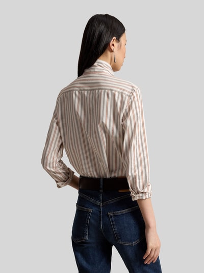 Polo Ralph Lauren Slim Fit Hemdbluse aus reiner Baumwolle Mittelbraun 5