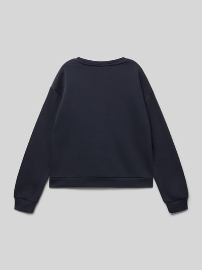 Only Regular fit sweatshirt van een mix van katoen en viscose, model 'YDA LIFE XMAS' Marineblauw - 3