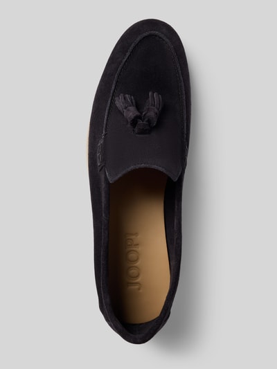 JOOP! SHOES Mokasyny skórzane ‘velluto franjo’ Granatowy 3