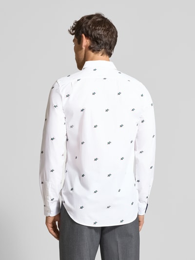 PAUL SMITH Tailored Fit Freizeithemd mit Kentkragen Weiss 5