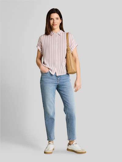 Tom Tailor Regular Fit Bluse aus reiner Viskose  Hellrosa 1