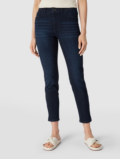 Christian Berg Woman Korte jeans in 5-pocketmodel Donkerblauw - 4