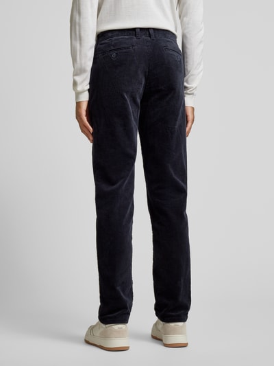 Christian Berg Men Corduroy broek met steekzakken Marineblauw - 5