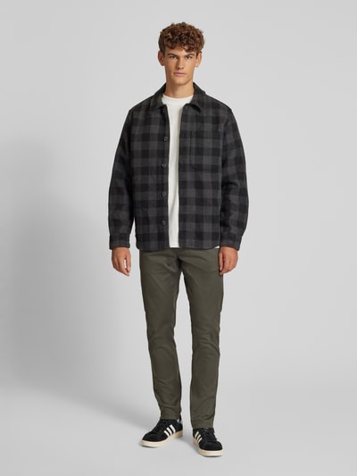 G-Star Raw Skinny Fit Chino mit Gesäßtaschen Anthrazit 1