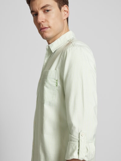 Scotch & Soda Regular Fit Freizeithemd mit Brusttasche Hellgruen 3