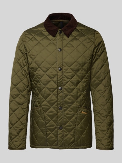 Barbour Gewatteerd jack met platte kraag Olijfgroen - 2