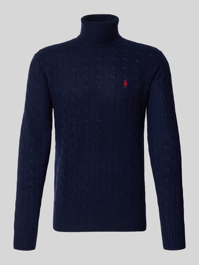 Polo Ralph Lauren Slim fit gebreide pullover van een mix van wol en kasjmier Marineblauw - 2