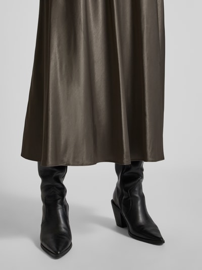 Luisa Cerano Midirok met plooien Taupe - 3