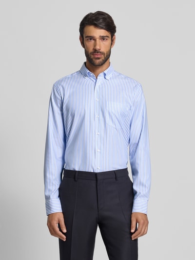 SEIDENSTICKER REGULAR FIT Regular Fit Business-Hemd Button-Down-Kragen Bleu 4