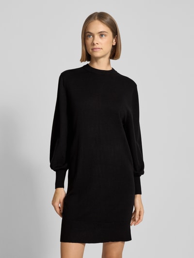 Only Figurumspielendes Strickkleid aus Viskose-Mix Modell 'LABELLE' Black 4