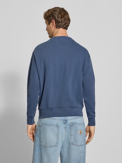 Tommy Jeans Regular Fit Sweatshirt aus reiner Baumwolle Dunkelblau 5