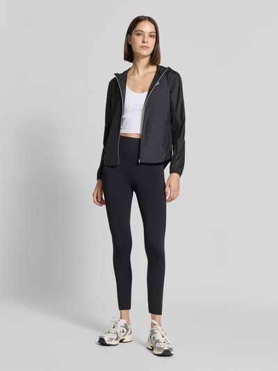 ASICS Jacke mit Logo-Print und Kapuze Black 1