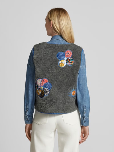 LOLLYS LAUNDRY Gilet met steekzakken, model 'Hugo' Antraciet - 5