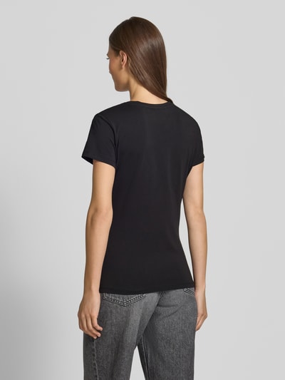 Liu Jo White T-Shirt mit Ziersteinbesatz Black 5