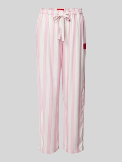 HUGO CLASSIFICATION Pyjama-Hose aus Viskose mit Streifenmuster Rosa 1