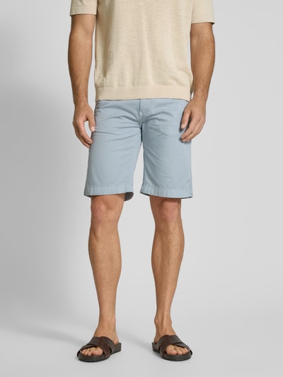 Pierre Cardin Korte regular fit broek met achterzakken, model 'Strasbourg' Lichtblauw - 4