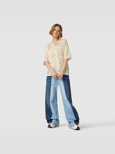 Dodo bar Or Loose Fit Jeans in Two-Tone-Machart Jeansblau 1