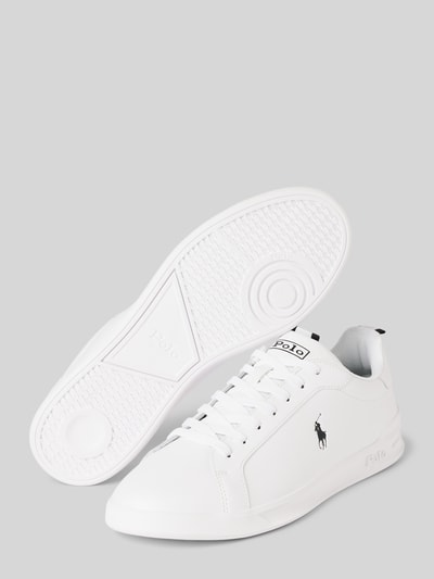 Polo Ralph Lauren Ledersneaker mit Label-Details Weiss 4