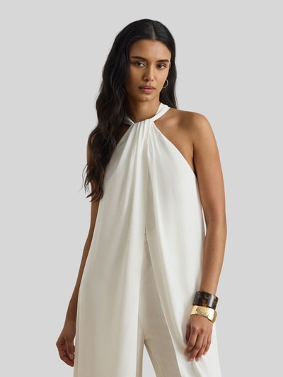 Lauren Ralph Lauren Cocktail-jumpsuit met halter Wit - 4