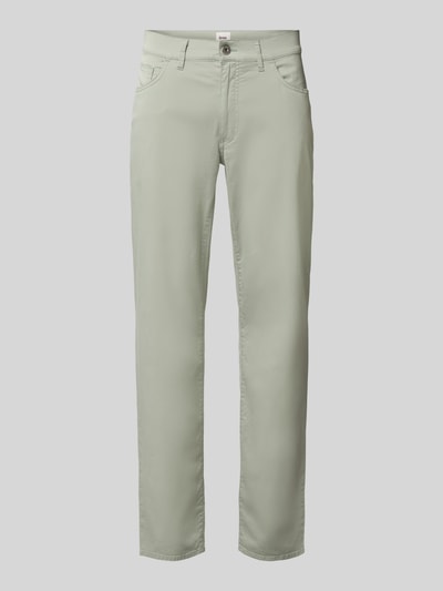 Brax Regular Fit Chino im 5-Pocket-Design Modell 'ULTRALIGHT' Gruen 1