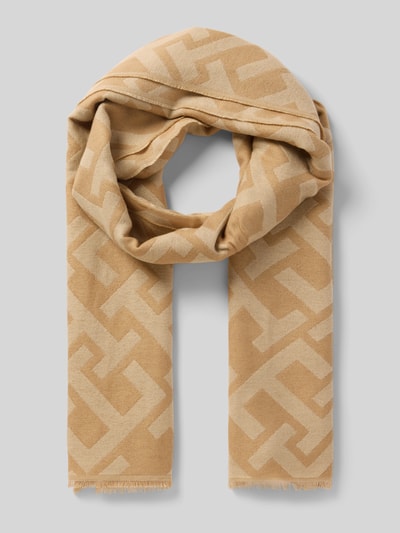 Tommy Hilfiger Sjaal met wol Beige - 1