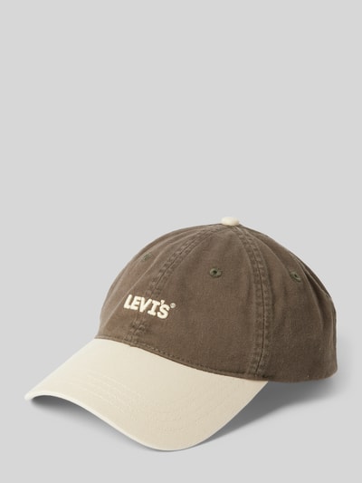 Levi's® Baseballpet met colour-blocking-design Kaki - 1