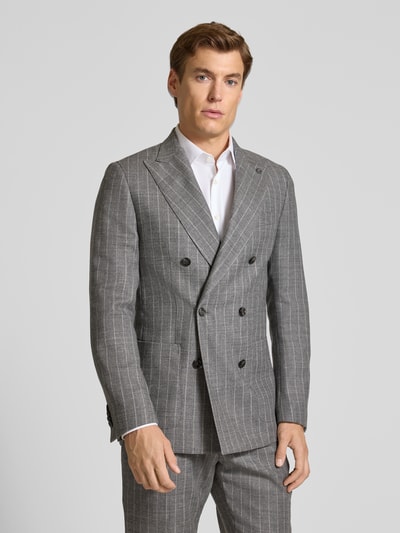 CG - Club of Gents 2-knoops colbert met reverskraag, model 'Carlo' Lichtgrijs - 4