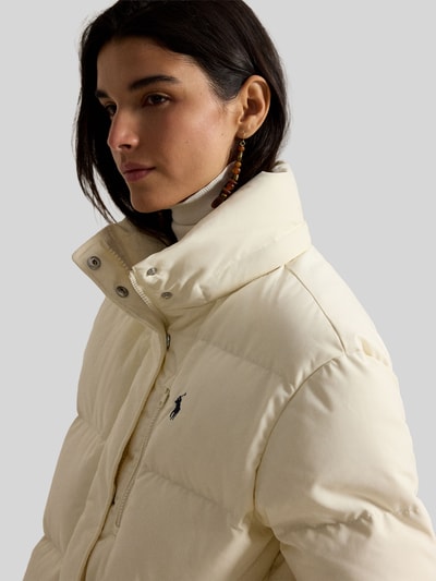 Polo Ralph Lauren kurtka pikowana o kroju regular fit z odpinanym kapturem Złamany biały 3