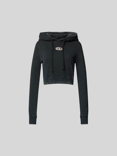 Diesel Hoodie aus reiner Baumwolle Black 2