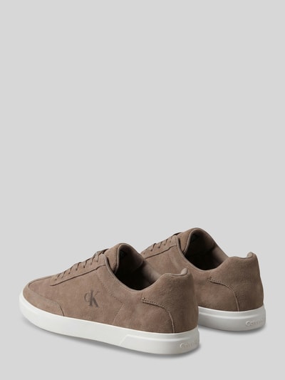 CK Calvin Klein Sneaker aus echtem Rindsleder mit Logo-Details Taupe 2