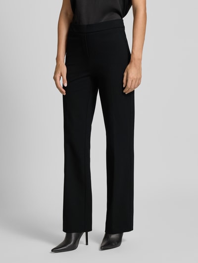 STEHMANN Spodnie materiałowe z kieszeniami z tyłu model ‘Editta’ Czarny 4