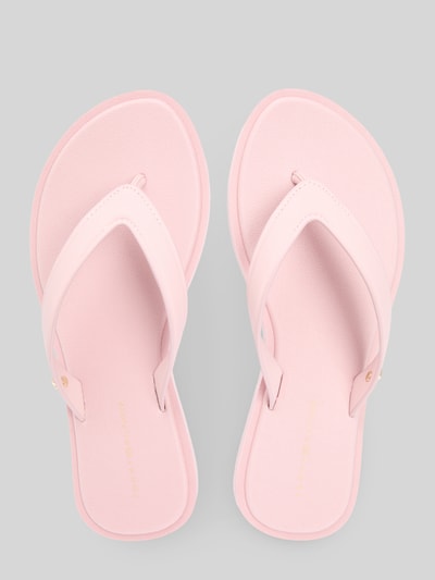 Tommy Hilfiger Zehentrenner mit Logo Applikation Rosa 3