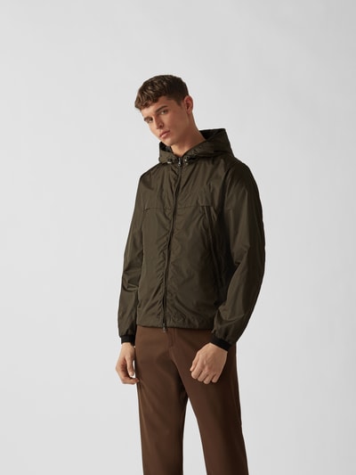 Stylebop Freizeitjacke mit Kapuze Dunkelgrün 4