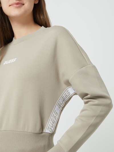 Guess Activewear Sweatshirt mit Logo-Streifen  Beige 3