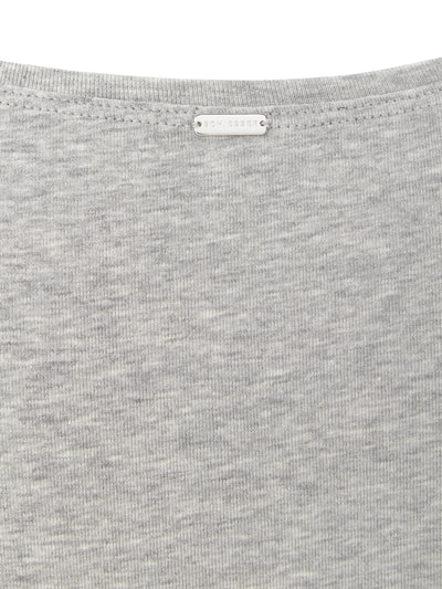 SCHIESSER T-Shirt mit Logo-Applikation Mittelgrau Melange 2